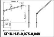кронштейны для гранёных опор кг1к-0,5-1,5-0,075-0,048